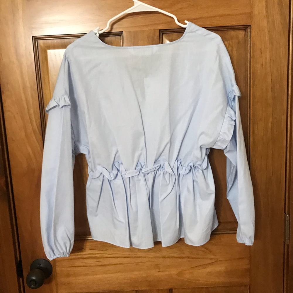 Light blue Zara blouse - Picture 5 of 5